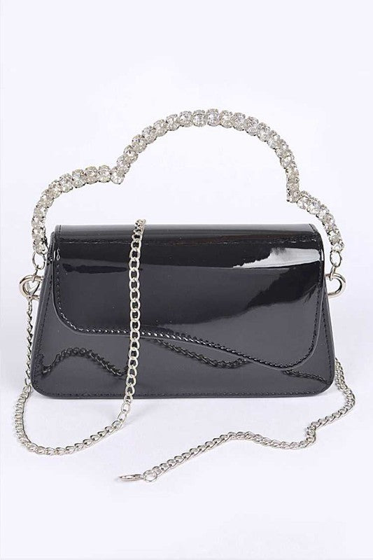 Cloud Bag in Shiny Black – Mint Julep