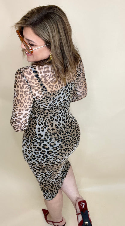 Daniela Animal Print Dress