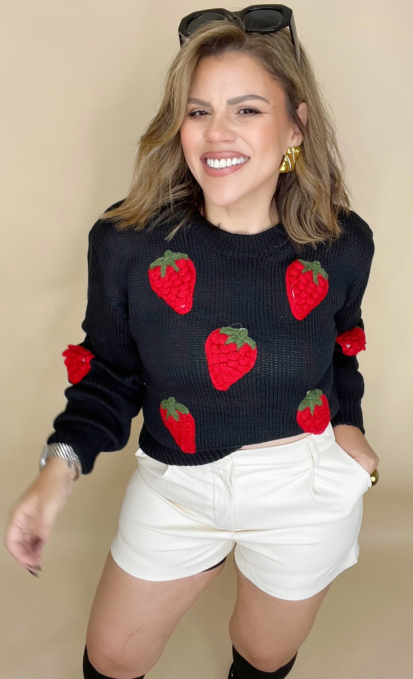 Celine  Strawberry Sweater