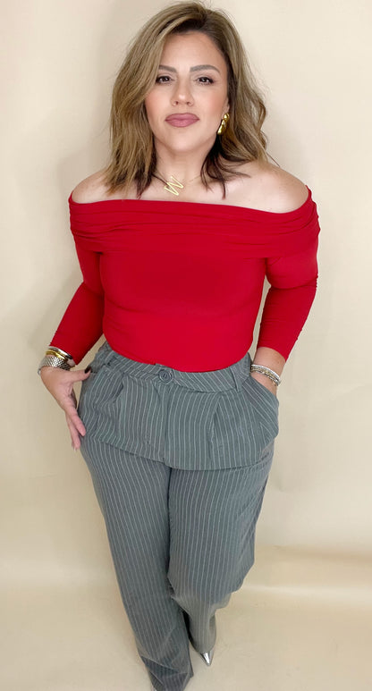 Olivia Top In Red