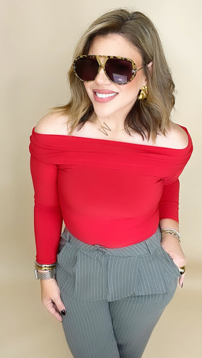 Olivia Top In Red