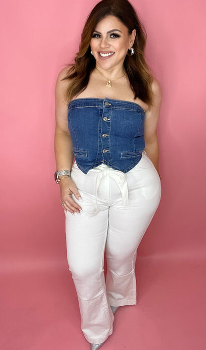 Mikaela Jeans In White