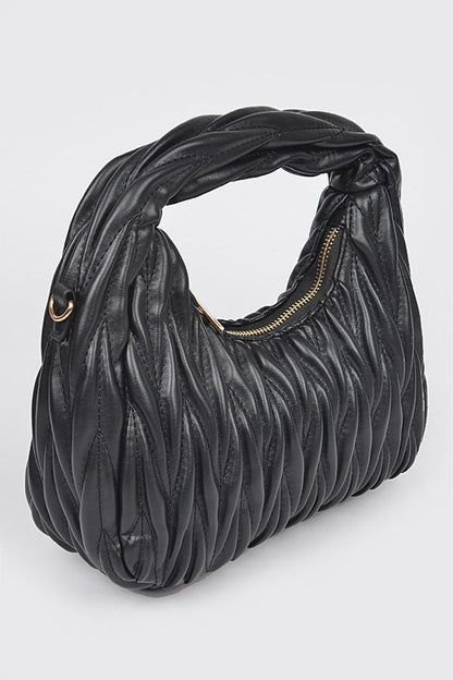 Pleated Crinkle Convertible Bag