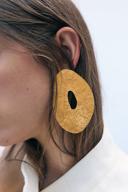 Gold Statement Earring