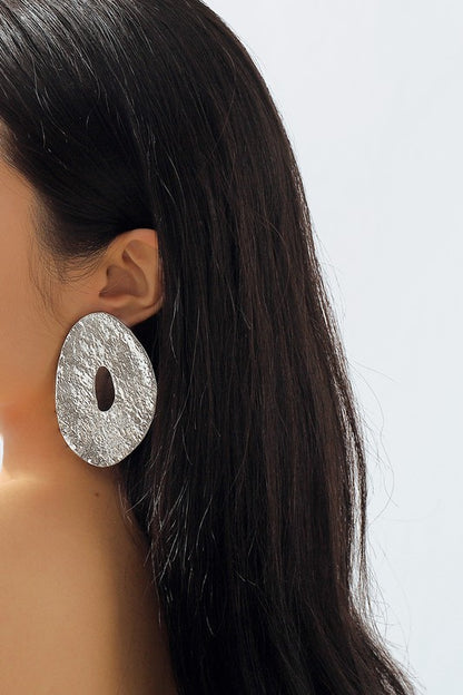 Silver Statement Earrings