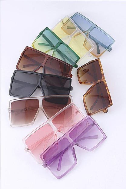 Oversize Square Sunglasses Multicolors