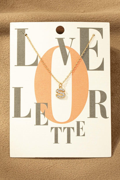 Small Letter Necklaces