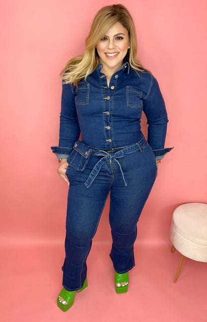 Hazel Denim Jumpsuit