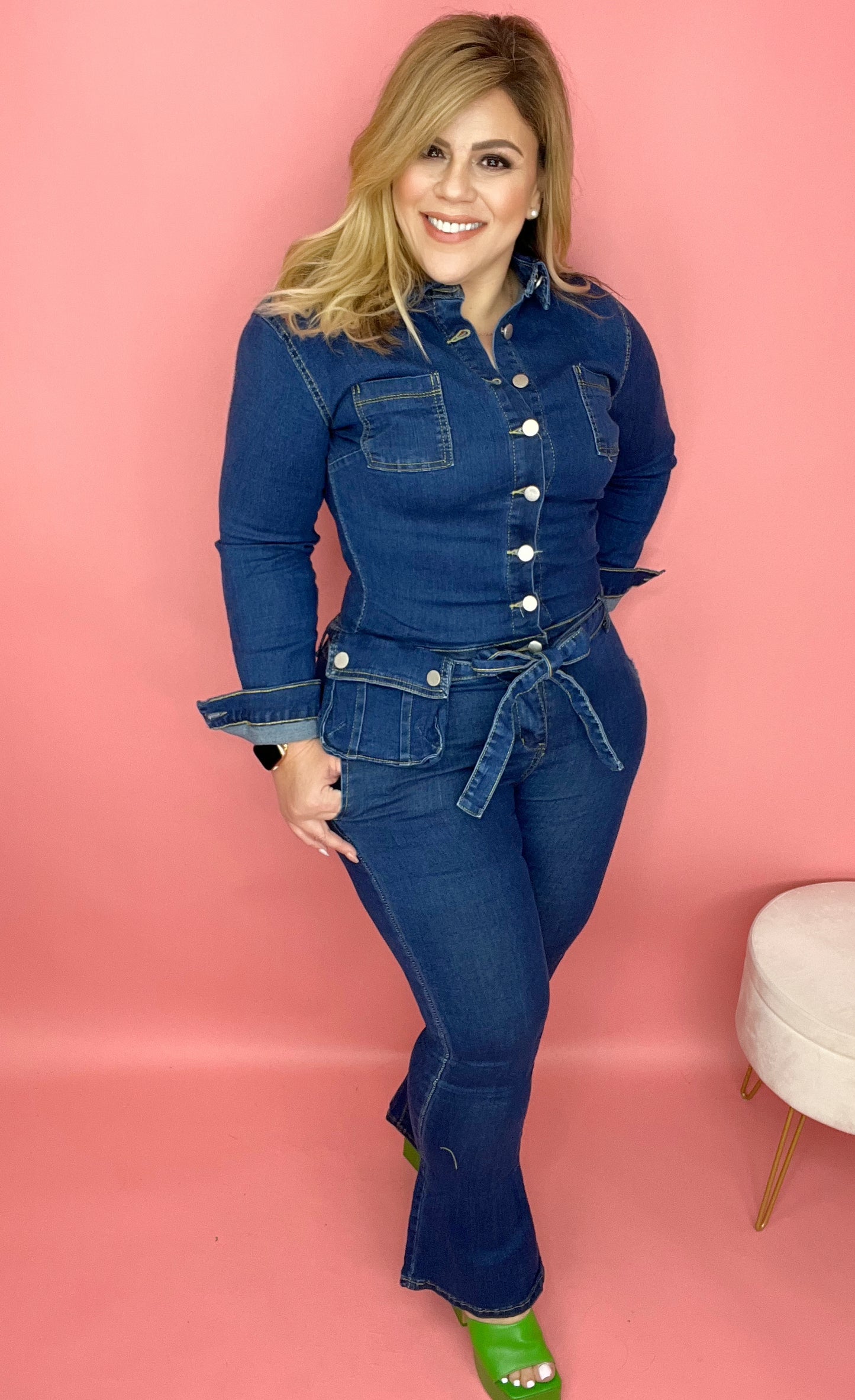 Hazel Denim Jumpsuit